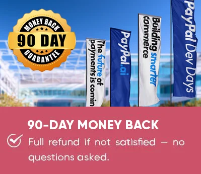 90-Day Money-Back - Full refund if not satisfied — no questions asked.